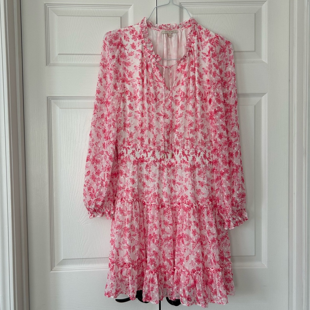 Skies Are Blue pink and white dress